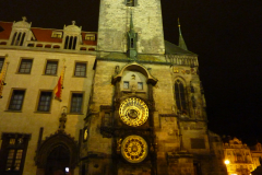 Prague Astronomical Clock at Night
