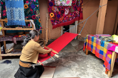 Indigenous Tzotzil weaving